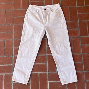 Cotton On White Denim Mom Jeans